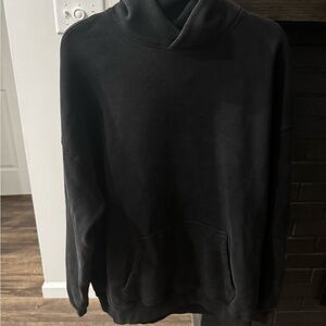 Abercrombie & Fitch Essentials Popover Hoodie – Black – Size Large